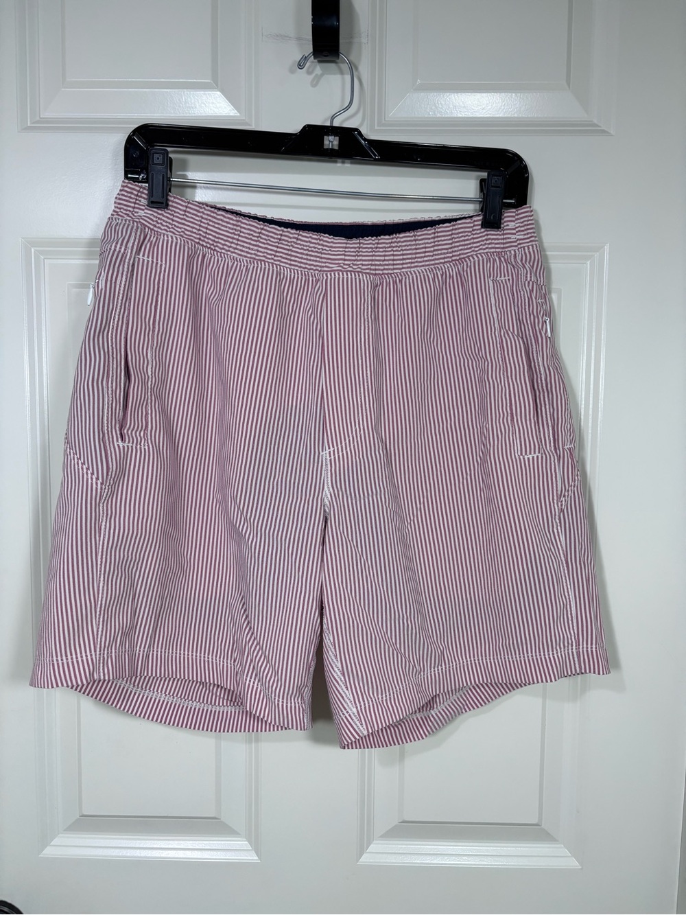 Birddogs Boom For Your Boomstick Lined Athletic Shorts Men’s L Red White Stripes